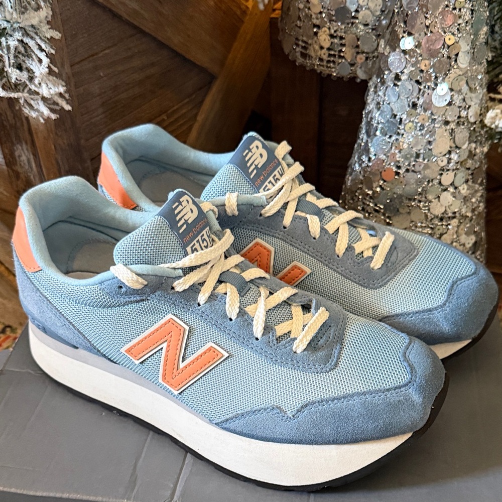 New Balance 515H V1 chrome Blue and Copper Sneakers Sz 10 - Picture 2 of 11